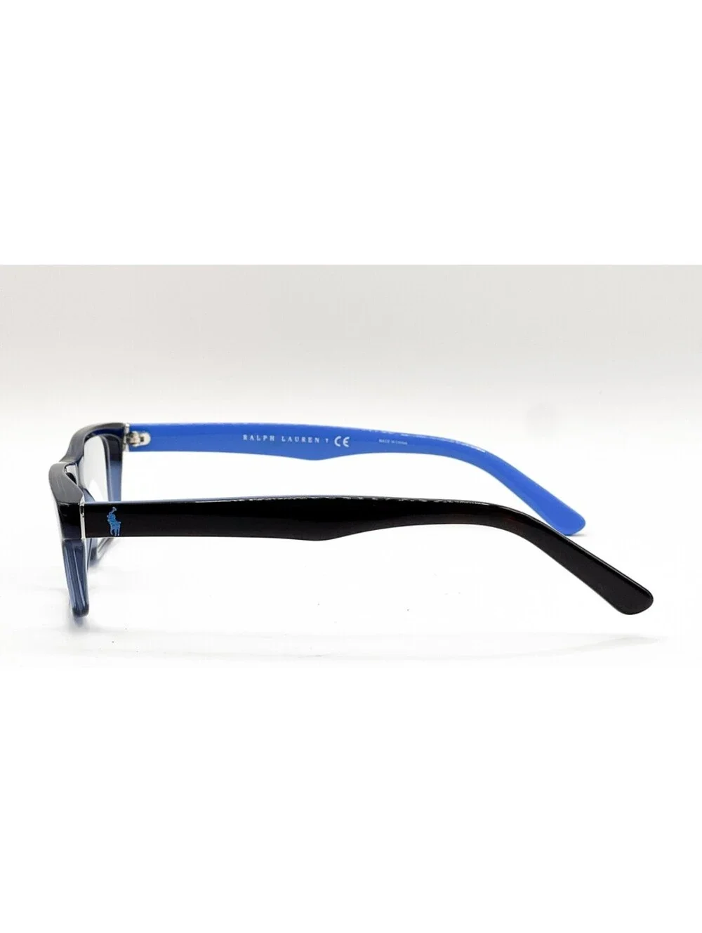 Polo Ralph Lauren 2140 5563 Transparent Blue Authentic Eyeglass Frames 54-18